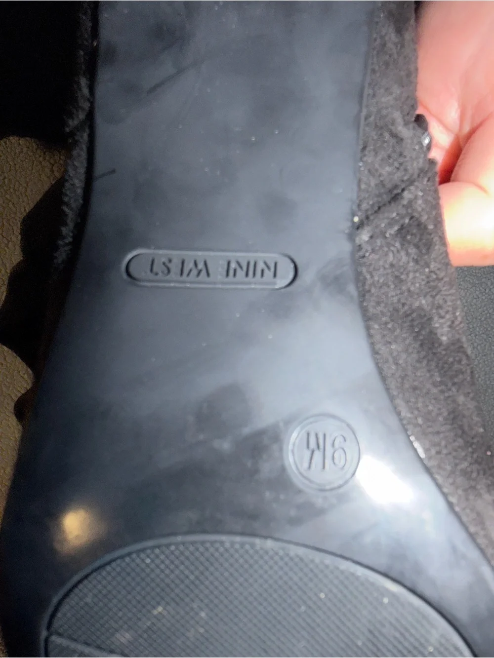 Nine West Black Over-the-Knee Block Heel Boots